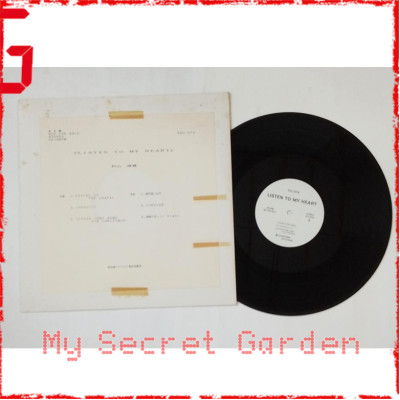 Kiyotaka Sugiyama  杉山清貴 - Listen To My Heart 1989 見本盤 Japan Promo Vinyl LP ゆうせん ‎YKL-074 ***READY TO SHIP from Hong Kong***